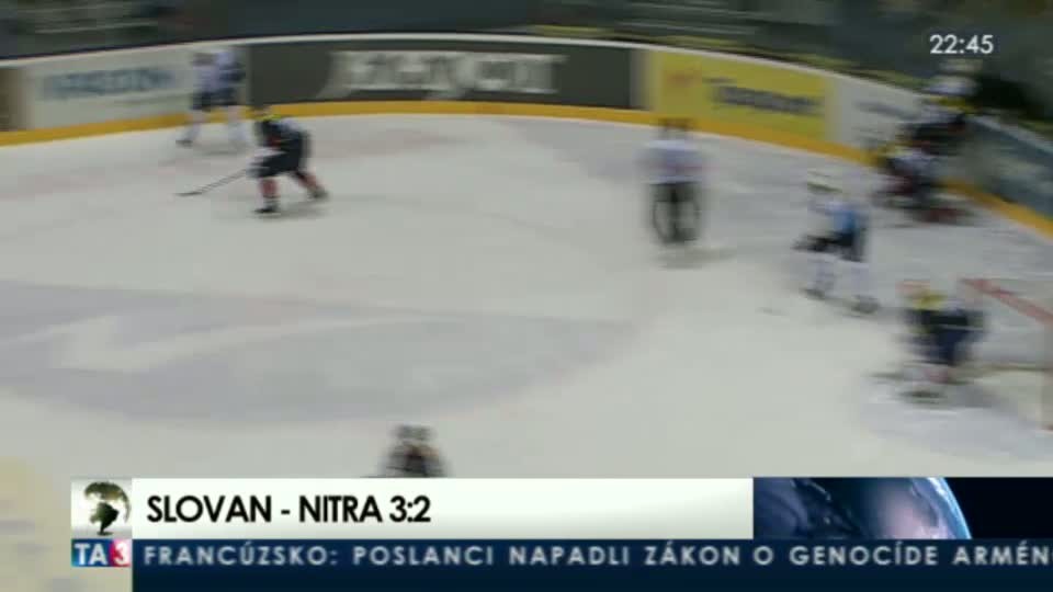 Slovan doma zdolal Nitru rozdielom jedného gólu